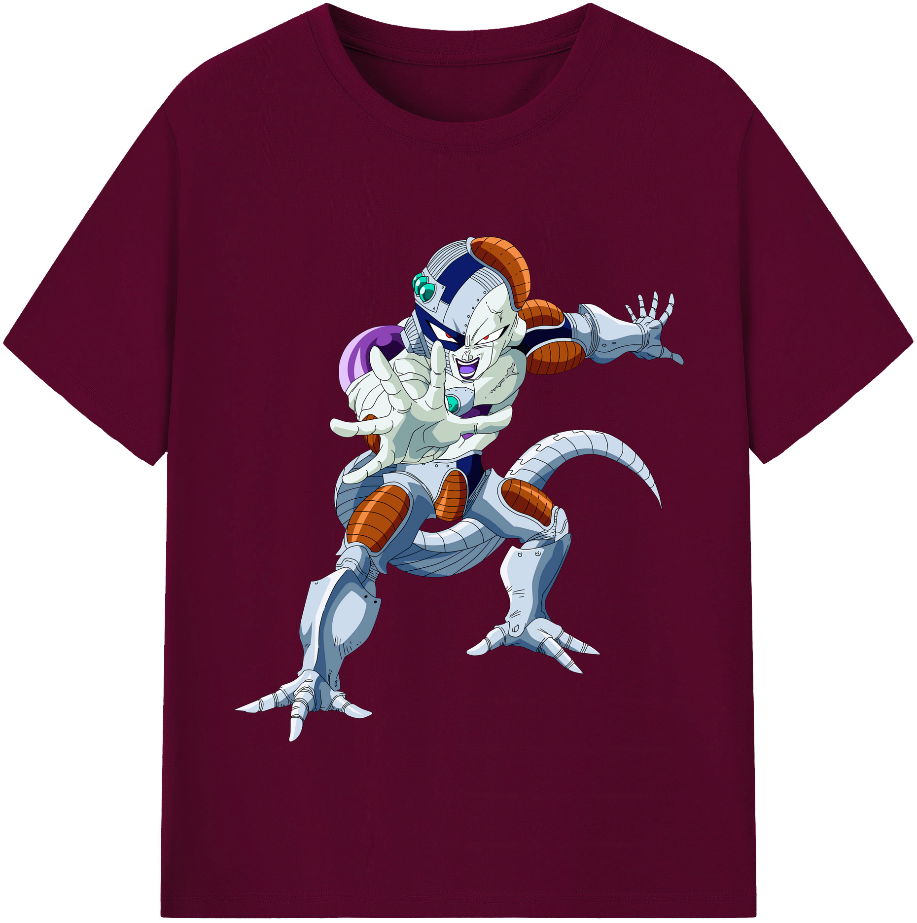 （画像用） ドラゴンボール フリーザ DRAGON BALL Frieza レディースカジュアルプリントTシャツ（綿100％）